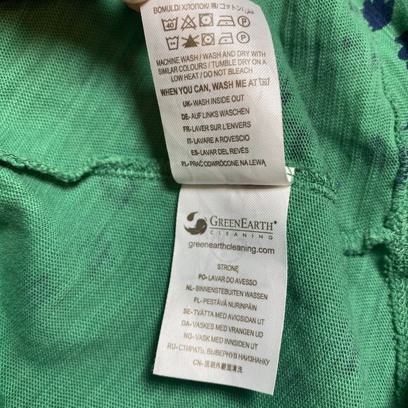 Boden Green Floral pattern dress US 16/18R - Picture 12 of 14